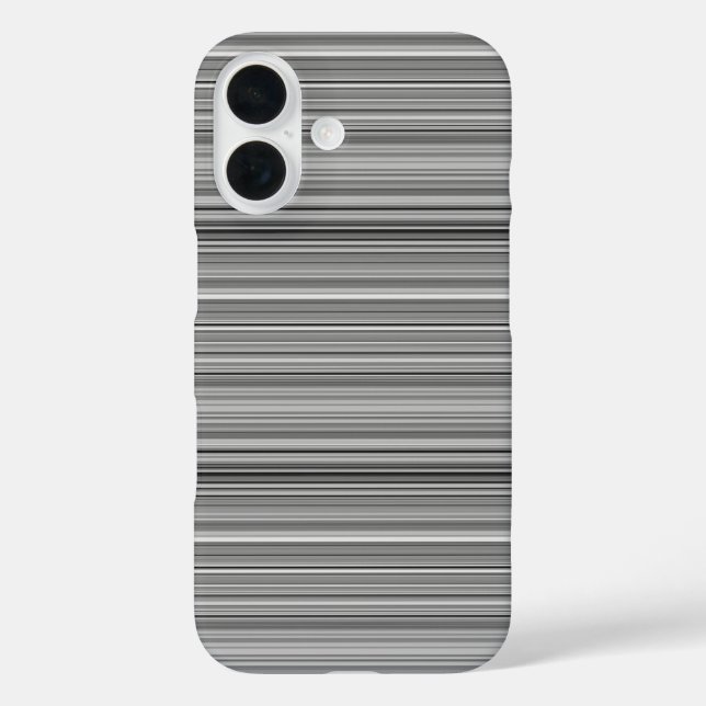Cute gray stripes Case-Mate iPhone case (Back)