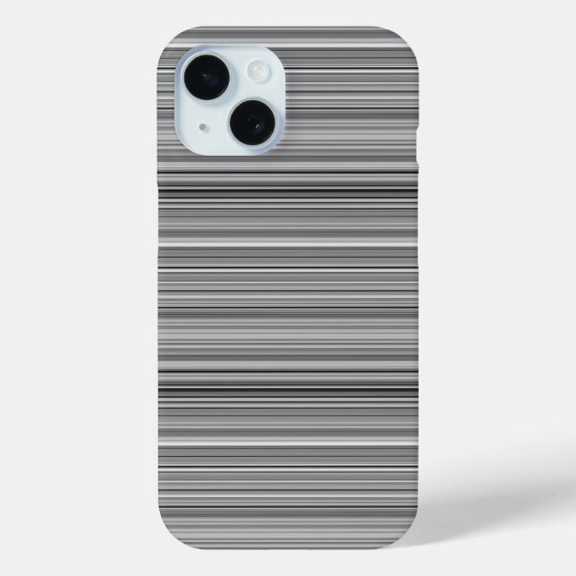 Cute gray stripes Case-Mate iPhone case (Back)