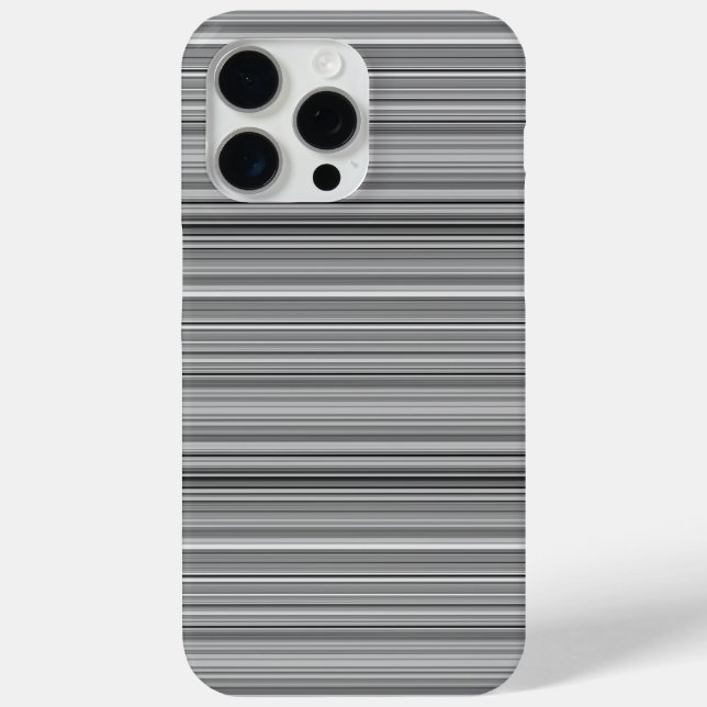 Cute gray stripes Case-Mate iPhone case (Back)