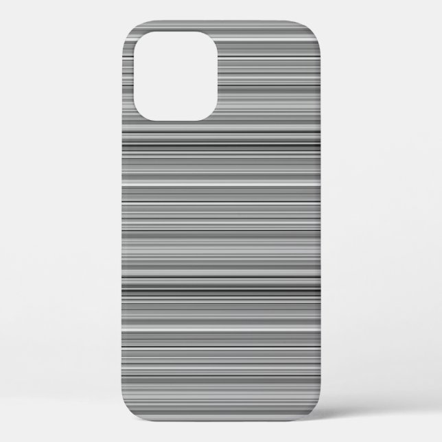 Cute gray stripes Case-Mate iPhone case (Back)