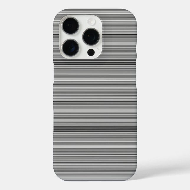 Cute gray stripes Case-Mate iPhone case (Back)