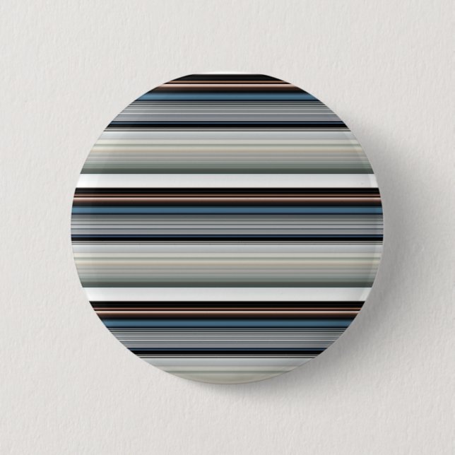 Cute gray white stripes button (Front)