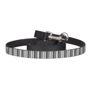 Cute gray white stripes pet leash