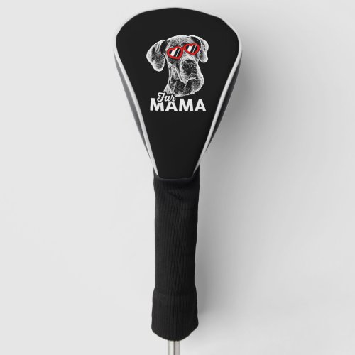 Cute Great Dane Fur Mama Golf Head Cover