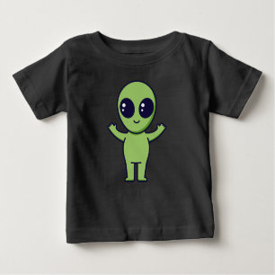 “Cute Green Alien Baby T-Shirt