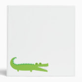 Faux Crocodile Leather Animal Skin Pattern 3 Ring Binder