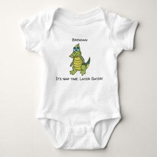 Cute Green Alligator