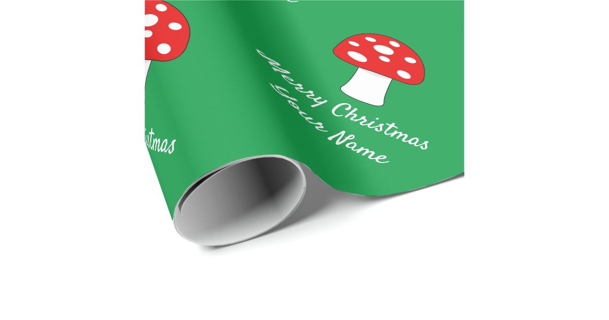 Mushroom Wrapping Paper Birthday Baby Shower, Zazzle