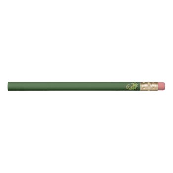 Cute Green And Yellow Alligator Drawing Design Pencil by AliciaMarieArt at Zazzle