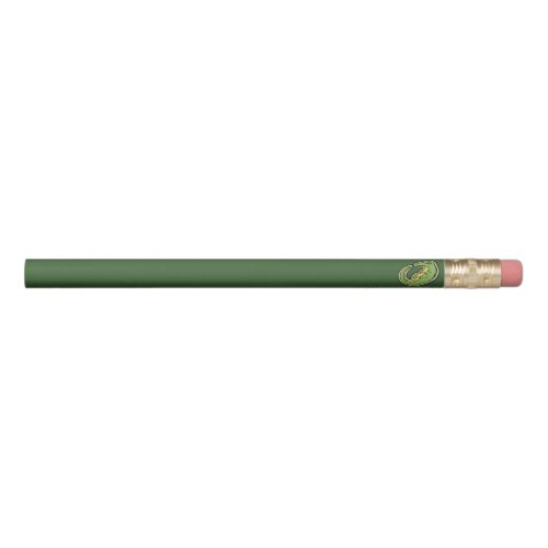 Cute Green And Yellow Alligator Drawing Design Pencil
