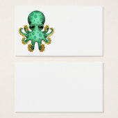 Cute Green Baby Octopus (Front & Back)