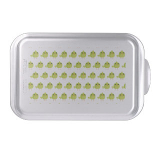 Cute Green Bird Cartoon Cake Pan