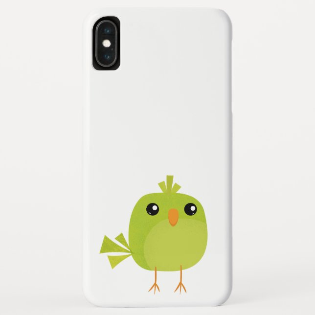 Cute Green Bird Cartoon Case-Mate iPhone Case (Back)