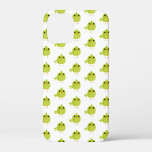 Cute Green Bird Cartoon iPhone 12 Mini Case
