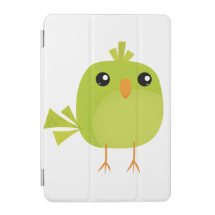 Cute Green Bird Cartoon iPad Mini Cover