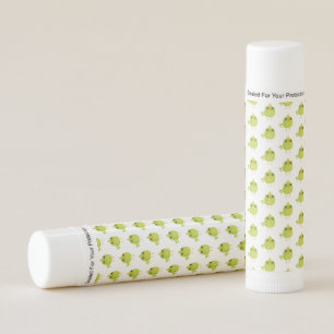 Cute Green Bird Cartoon Lip Balm