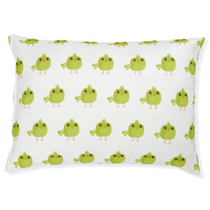 Cute Green Bird Cartoon Pet Bed
