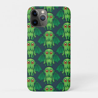Cute Green Cthulhu Monster iPhone 11 Pro Case