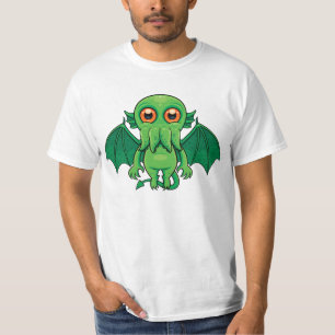 Cute Green Cthulhu Monster T-Shirt