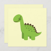Cute Green Dinosaur (Front/Back)