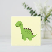 Cute Green Dinosaur (Standing Front)