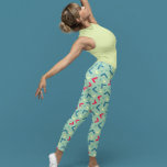 Cute Green Exercise Yoga  Women Leggings<br><div class="desc">Elevate your fitness routine with our trendy patterned leggings, designed for yoga, fitness, gym, and running. Experience superior comfort and flexibility. Buy now and join the first 1000 people to own this product.…... …... . …... fitness bridal performance exercise workout pants yoga exercise tights tennis leggings Running Legging ladies wide...</div>