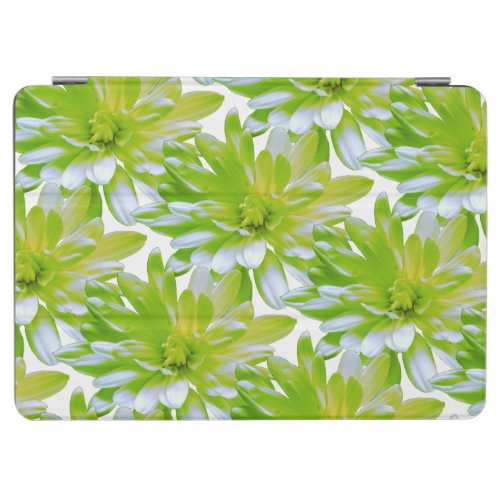 Cute green floral green flower green daisy iPad air cover