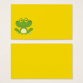 Cute Green Frog (Front & Back)
