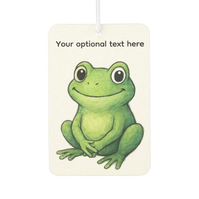 CUTE GREEN FROG AIR FRESHENER (Front)