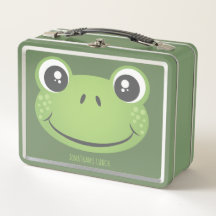 Cute Green Frog | Back To School | Ivoke Lunchbox