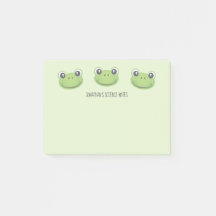 Cute Green Frog | Back to School | Notes