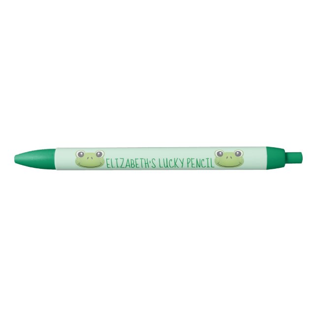 Cute Green Frog | Back to School | Pen (Front)