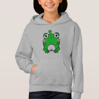 Cute Green Frog Hoodie