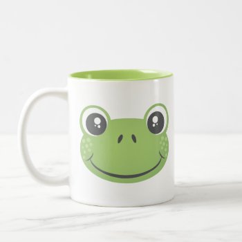 Cute Green Frog | Mug by nyxxie at Zazzle
