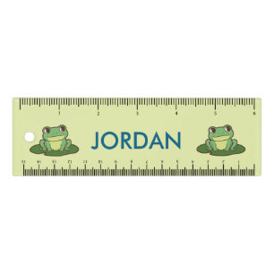 Cute Green Frog Ruler
