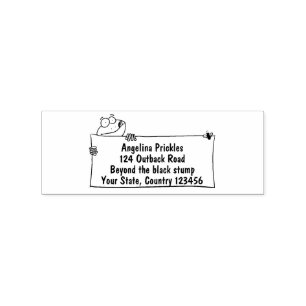 Cute green frog sign cartoon illustration rubber stamp