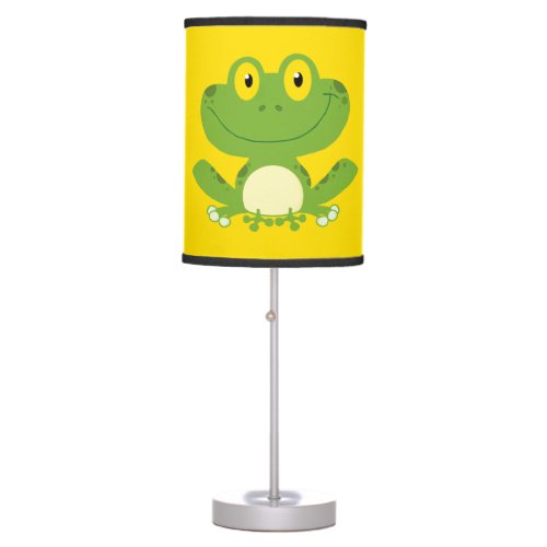 Cute Green Frog Table Lamp