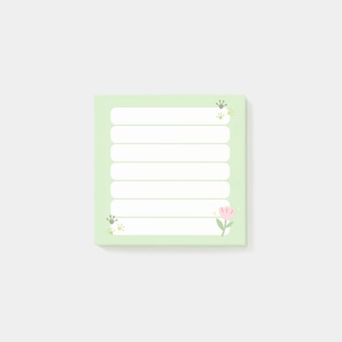 Cute Green Froggy Post_it Notes