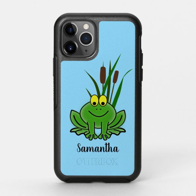 Cute Green Frogs Design Otterbox Smartphone Case