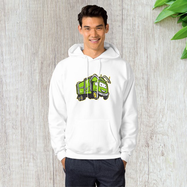 Cute Green Garbage Truck Hoodie (Creator Uploaded)