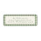 Cute Green Gingham Plaid Custom Return Address