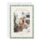 Cute Green Gingham Plaid Portrait Photo Christmas
