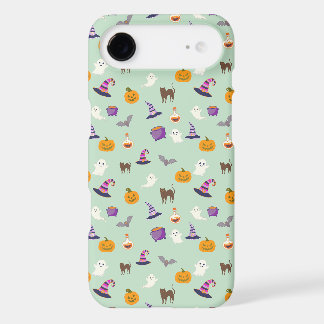 Cute green Halloween Seamless Pattern - Spooky iPhone 17 Air Case