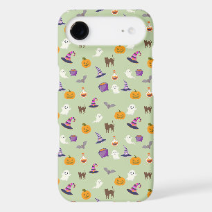Cute green Halloween Seamless Pattern - Spooky iPhone 17 Air Case