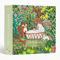 Cute Green Jungle Animals Baby book