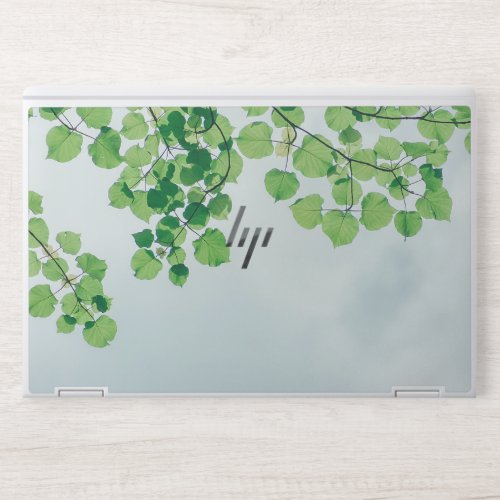 Cute Green Leaf on  HP EliteBook X360 1030 G2 HP Laptop Skin