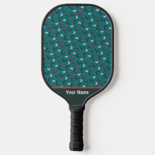 Cute Green Memphis Pro Pickleball Paddle