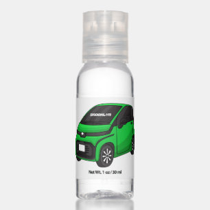Cute green micro sized car hand sanitizer