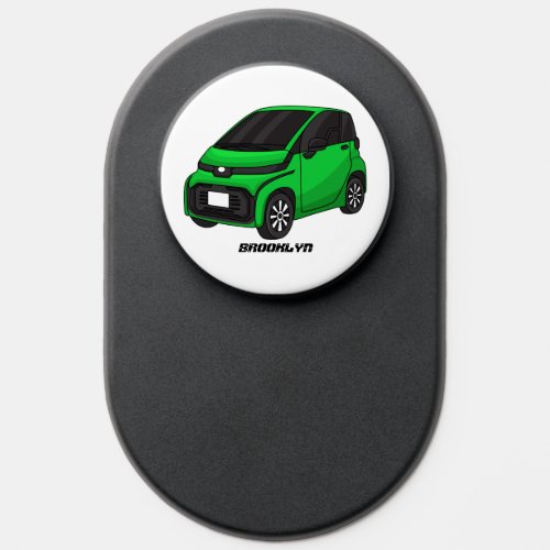 Cute green micro sized car  PopSocket