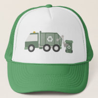 Cute Green Recycling Truck Kids Vehicles Birthday